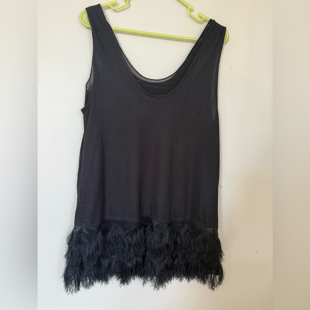 Banana Republic top with fringe details